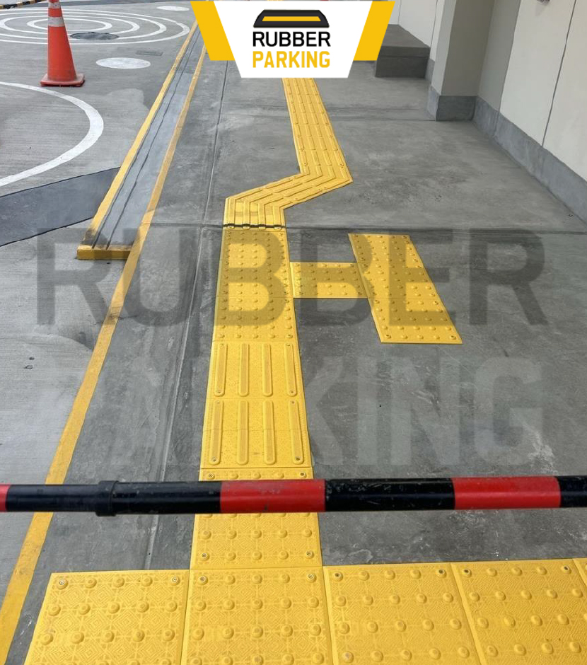 piso podotáctil amarillo modelo pare