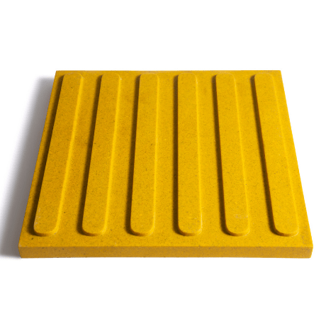 Piso podotáctil concreto